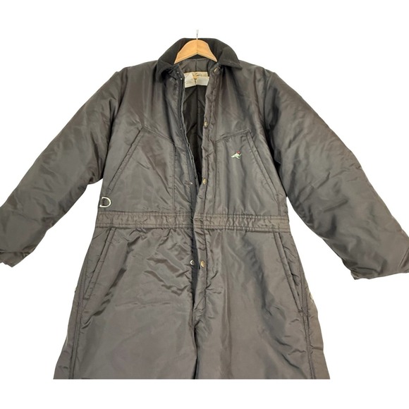 Red Head Adult 2XL Mens Insulated Snow Suit Coveralls Black Zipper & Snaps - Picture 3 of 13